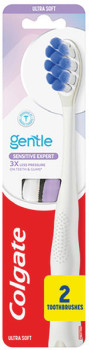 Colgate+Gentle+Sensitive+Expert+Toothbrush+with+Ultra+Soft+Bristles+2+Pack