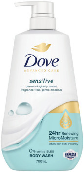 Dove+Advanced+Care+Sensitive+Body+Wash+700mL