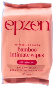 NEW+EpZen+Intimate+Wipes+Fig+%26amp%3B+Waterlily+20+Pack