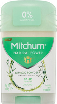 Mitchum+Natural+Bamboo+Powder+Coconut+Deodorant+40g