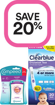 Save+20%25+on+Selected+Compeed+%26amp%3B+Clearblue+Products