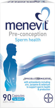 Menevit+Pre-conception+Sperm+Health+90+Capsules
