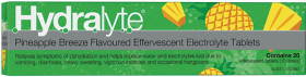 Hydralyte-Pineapple-Breeze-Flavoured-Electrolyte-20-Effervescent-Tablets on sale