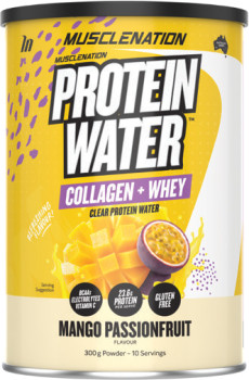 Muscle+Nation+Protein+Water+Mango+Passionfruit+Flavour+300g