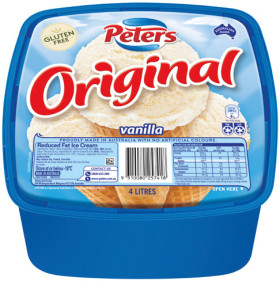 Peters-Original-Ice-Cream-4-Litre-Selected-Varieties on sale