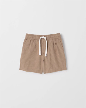 Australian-Cotton-Seersucker-Volley-Shorts-Tan on sale