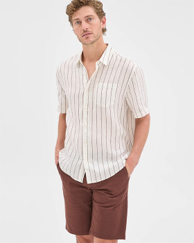 Australian+Cotton+Slim+Chino+Shorts+-+Chocolate