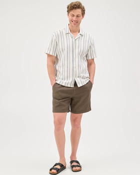 Australian+Cotton+Textured+Shirt+-+Cobalt+Blue