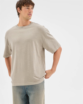 Commons-Australian-Cotton-Boxy-Heavyweight-Core-T-Shirt-Grey on sale
