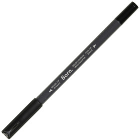 Born-Professional-Brush-Dual-Tip-Marker-Black on sale