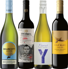 Brancott-Marlborough-Sauvignon-Blanc-19-Crimes-Range-Y-Series-Range-or-Wolf-Blass-Yellow-Label-Range-750mL on sale