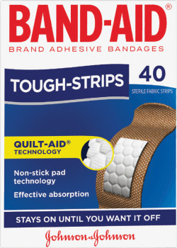 Band-Aid+Tough+Strips+40+Pack
