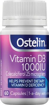 Ostelin+Vitamin+D3+1000IU+60+Capsules%2A
