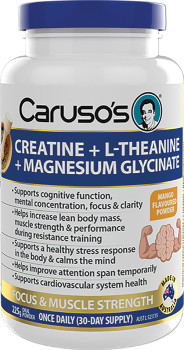Caruso%26rsquo%3Bs+Creatine+%2B+L-Theanine+%2B+Magnesium+Glycinate+Powder+225g%2A