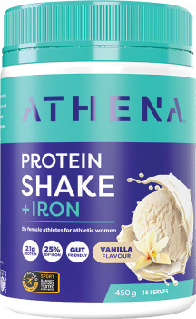 Athena+Protein+Shake+%2B+Iron+Vanilla+450g%2A%26plusmn%3B