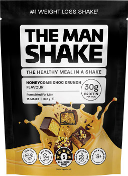 The-Man-Shake-Honeycomb-Choc-Crunch-840g on sale