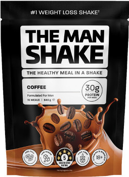 The-Man-Shake-Meal-Replacement-Coffee-840g on sale