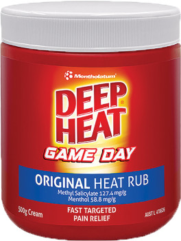 NEW+Deep+Heat+Game+Day+Original+Heat+Rub+500g%2A