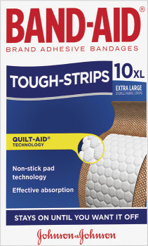 Band-Aid-Tough-Strips-XL-10-Pack on sale