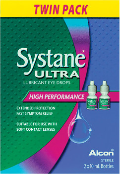 Systane+Ultra+Lubricant+Eye+Drops+10mL+Twin+Pack%2A
