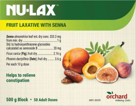 Nu-Lax+Fruit+Laxative+With+Senna+500g+Block%2A