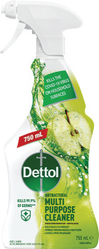 Dettol+Antibacterial+Multipurpose+Cleaner+Surface+Spray+Disinfectant+Crisp+Apple+750mL