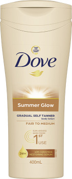 Dove+Summer+Glow+Self+Tan+Fair+to+Medium+Skin+400mL