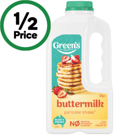 Greens-Pancake-Shake-300-375g on sale