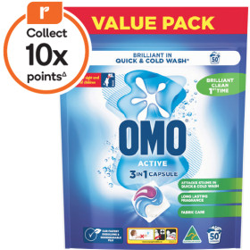 OMO+Active+or+Sensitive+Laundry+Capsules+Pk+50