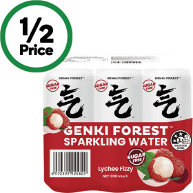 Genki+Forest+Sparkling+Water+6+x+330ml