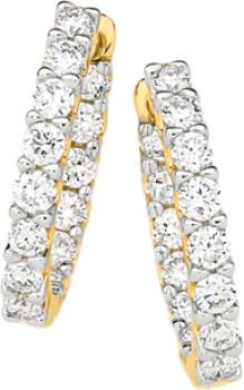 Alora-9ct-Gold-Lab-Grown-Diamond-Inside-Out-Huggie-Earrings on sale