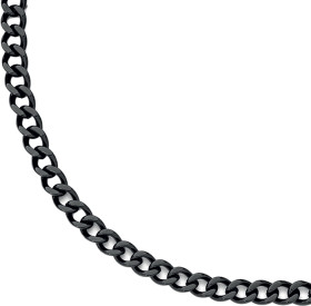 Stainless-Steel-60cm-Black-Plate-Curb-Gents-Chain on sale