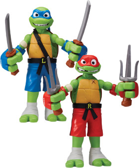 Teenage-Mutant-Ninja-Turtles-TV-12-Roll-and-Punch-Figure-Leo-Ralph on sale