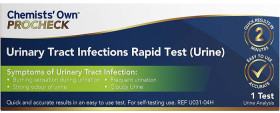 Chemists-Own-Procheck-UTI-Rapid-Test-1-Pack on sale