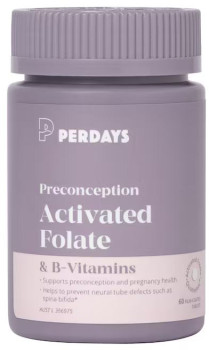 Perdays+Preconception+Activated+Folate+%26amp%3B+B-Vitamins+60+Tablets