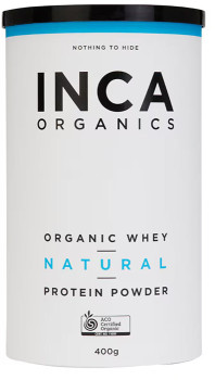 Inca-Organics-Organic-Whey-Protein-Powder-Natural-400g on sale