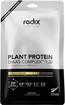 Radix-Nutrition-Plant-Protein-Powder-Vanilla-15-x-34g-Sachets on sale