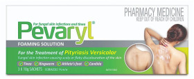 Pevaryl-Foaming-Solution-3-x-10g-Sachets on sale