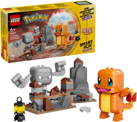 LEGO-Pokemon-Smart-Play-Charmander-and-Geodudes-Cavern-Clash-72157 on sale