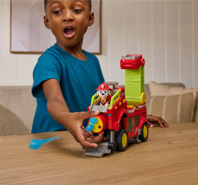 Paw-Patrol-The-Dino-Movie-Dino-Rescue-Responder-Over-10-Inch-Long-Firetruck-Toy-Car-with-Marshall-Figure-3-Projectiles on sale