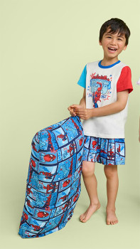 Spiderman-Pyjamas-with-Pillowcase on sale