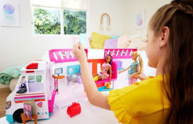 Barbie-Care-Clinic-Van on sale