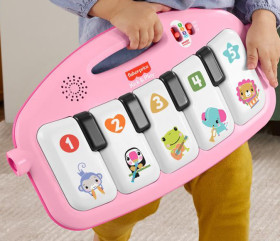 Fisher-Price-Glow-and-Grow-Kick-Play-Piano-Gym-Pink on sale