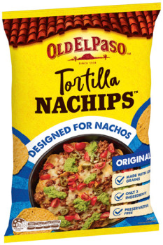 NEW-Old-El-Paso-Tortilla-Nachips-Original-300g on sale