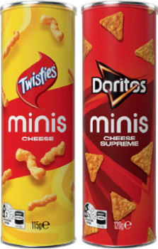 Twisties-Cheese-115g-Doritos-Cheese-Supreme-120g-or-Cheetos-Cheese-Bacon-90g-Minis-Canister on sale