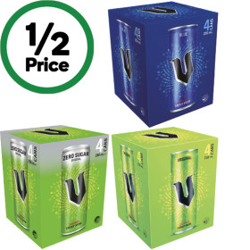 V-Energy-Drink-4-x-250ml on sale