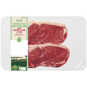 macro-Australian-Grass-Fed-Beef-Porterhouse-Steaks-400g-Pk-2 on sale