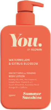 You-By-Redwin-Lotion-350mL-Summer-Sunshine on sale