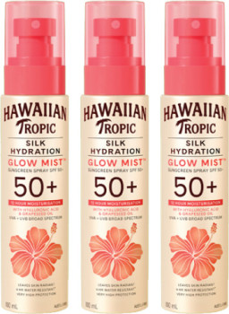 Hawaiian+Tropic+Silk+Hydration+Glow+Mist+SPF50%2B+100mL%26deg%3B%26dagger%3B
