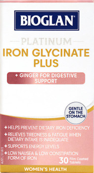 Bioglan+Platinum+Iron+Glycinate+Plus+30+Tablets%2A